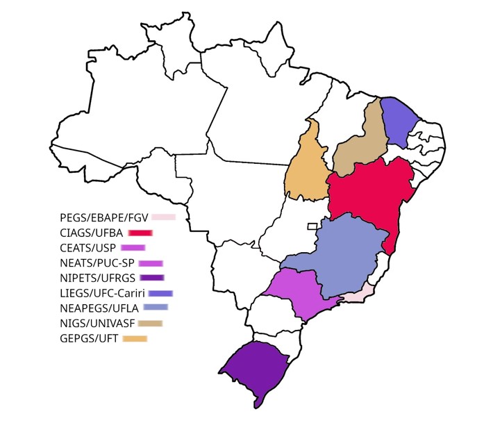 mapa de Brasil